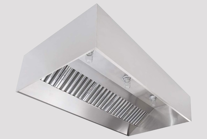EXHAUST HOOD WITH LIGHT SYSTEM